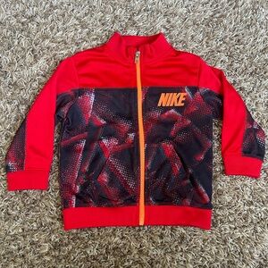Nike Red Toddler Boys Full Zip Sweatshirt Athletic Jacket | Size 24 Months